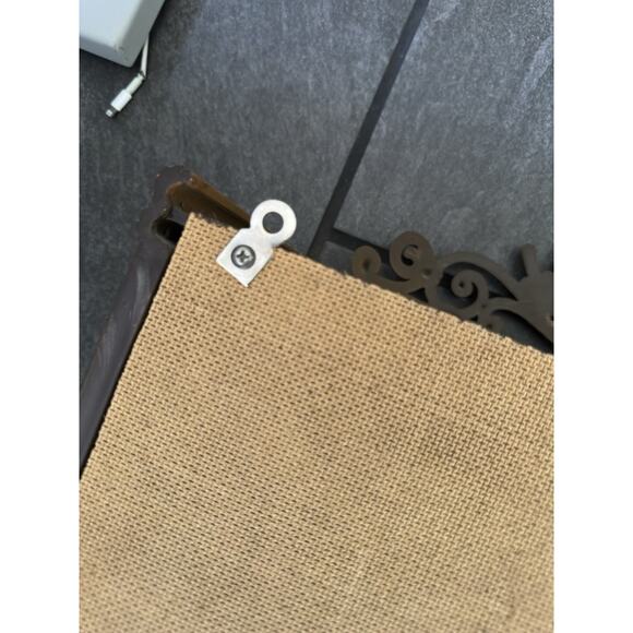 Vintage Homco Syroco Faux Rattan Bamboo Plastic Ornate Wall Cabinet 3609 - Picture 8 of 13